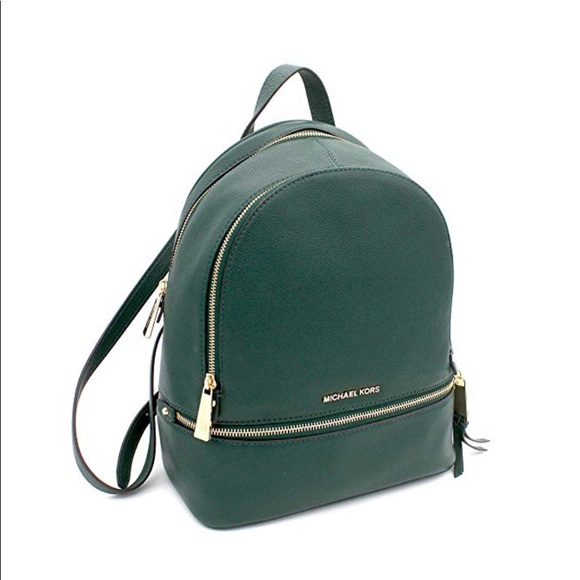 MICHAEL Michael Kors Handbags - Michael Kors Rhea Zip Backpack (Racing Green)